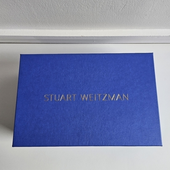 New Stuart Weitzman Soiree 100 Strappy Silver Sandal Heels 8 US Beyoncé Style - Picture 9 of 9